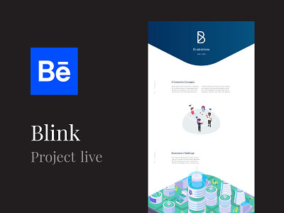 Blink - Behance Case Study app art behance blink brand creative design graphic illustration inspiration isometric ui ux