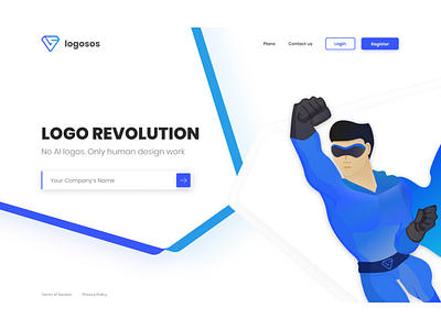 Home Page for Logo Creator Service