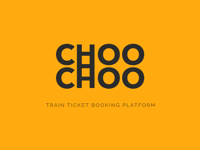 Choo Choo | Train Ticket Booking Platform Logo animation app branding clean design flat identity illustration illustrator ios logo minimal mobile vector