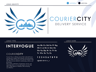 CourierCity branding daily challenge delivery delivery service design graphic design logo logo presentation typography vector