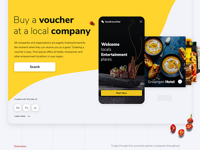 Localvoucher.nl corona covid covid19 platform voucher webdesign website