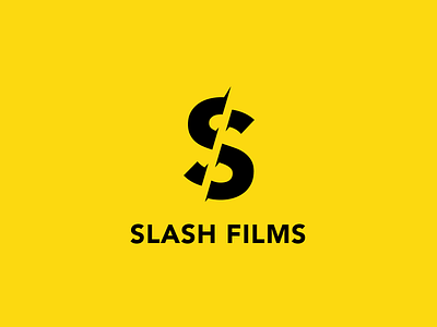 Logo Challenge - Slash Films challenge daily challange design logo logo a day logodesign logodesigns logos minimalist vector