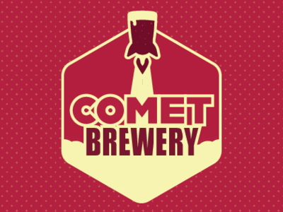 Daily Logo Challenge - "Comet Brewery" beer brewery challenge design logo rocket rocket logo