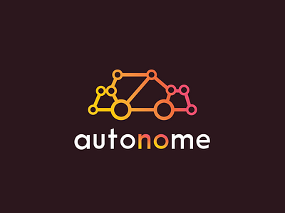 Day 5 - Autonome the driverless car company automatic branding car challenge concept daily challange design driverless driverless car gradient icon illustration logo logo a day logodesign logodesigns logos technology vector