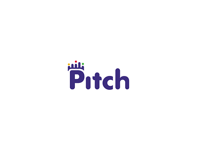 Day 9 - Pitch The Music App branding challenge concept daily challange design identity logo logo a day logodesign logodesigns logos minimal music music app purple sound typography vector