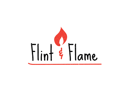 Day 10 - Flint & Flame challenge concept daily challange daily challenge daily logo challenge design fire flame hand drawn logo logo a day logodesign logodesigns logos texture