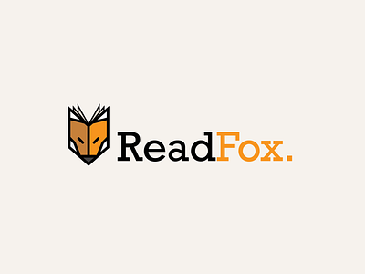 Daily Logo Challenge - Day 16 - Read Fox book branding challenge concept daily challange design fox illustration logo logo a day logodesign logodesigns logos reading rockwell slab slabserif stroke typography vector