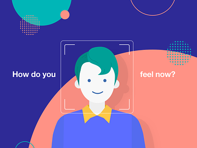 How do you feel now? character graphic illustration