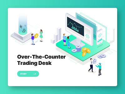 Over-the-Counter Cryptocurrency Exchanges graphic design cryptocurrency design graphic illustration ui