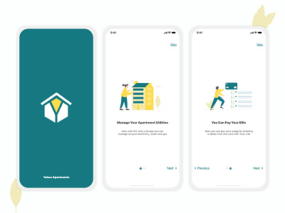 Apartment Utility Payments App adobe xd product design user experience uxdesign