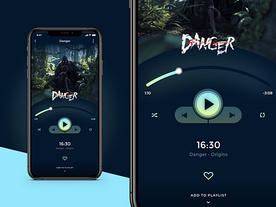 music player 2emedanger dailyui dailyuichallenge design musicplayer uidesign