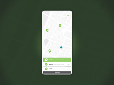 Map mobile app dailyui dailyuichallenge design ui uidesign