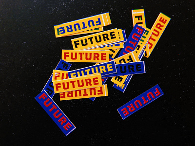 Tag Future design future graphic letter lettering art stiker