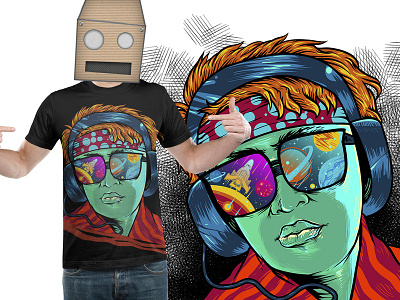 80's 80s 80s style artwork design illustration popart tees tshirt design