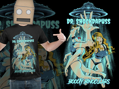 Dr.ShockDapuss illustration merchandise tshirt