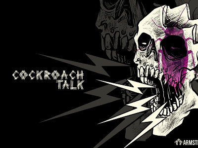 cockroach talk artwork illustration quote skeleton skull