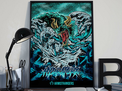 Hydratorx artwork design dragon illustration murals paint