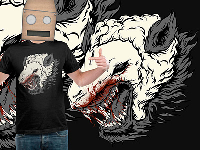 Wolves apparel design artwork illustration merch merch design merchandise merchandise design tees tshirt