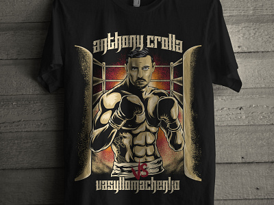 Anthony Crolla apparel design artwork boxer boxing illustration tees tshirt