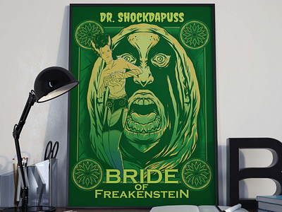 Bridge Of Freakenstein Poster artwork illustration poster poster art poster design