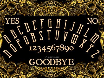 ouija sample with font