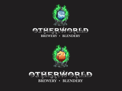 OTHERWORLD Brewery Logo branding logo logo design