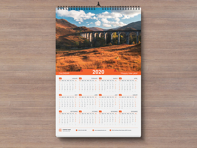 One Page Wall Calendar 2002