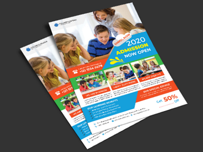 School Flyer template education flyer school