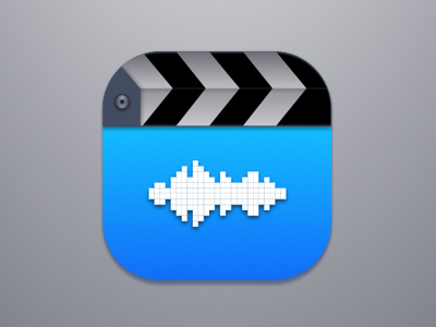 VideoMusic App 8bit fuckflat icon movie sketchapp soundwave