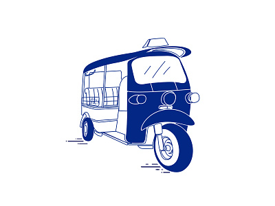TukTuk ai delcha illustration tuktuk