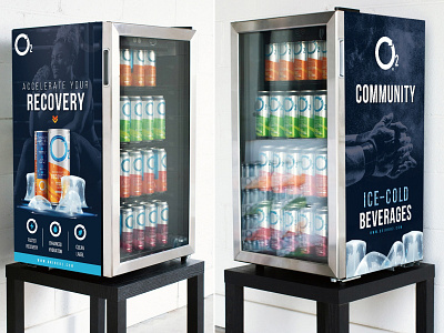 Mini-fridge wrap branding clean design eye catchy fridge wrap illustrator photoshop wrap design