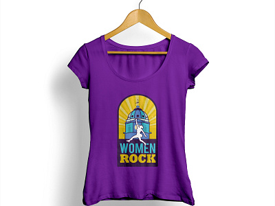 tshirt design / logo for WOMEN ROCK!