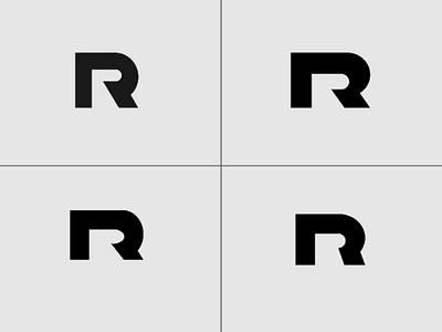 R R monogram branding marks monogram logo