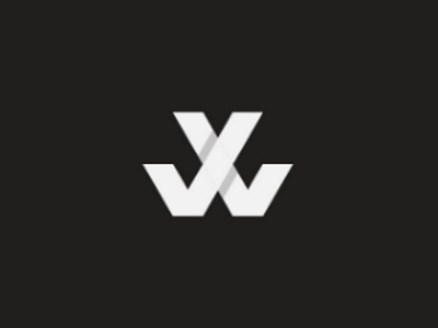 W v logo brand symbol letter mark