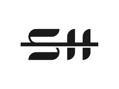 S H logo mark brand symbol