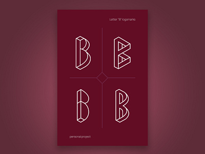 Letter "B" logomarks