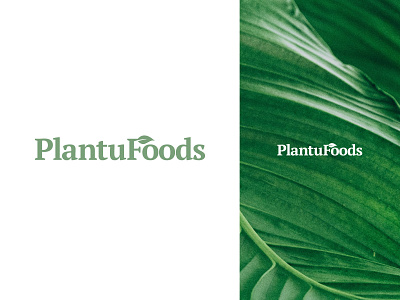 Plantufoods Logo brand brand identity branding health logo vegan vegan food visual identity