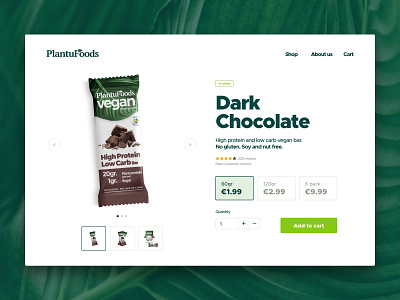 Plantufoods brand identity health ui vegan vegan food website