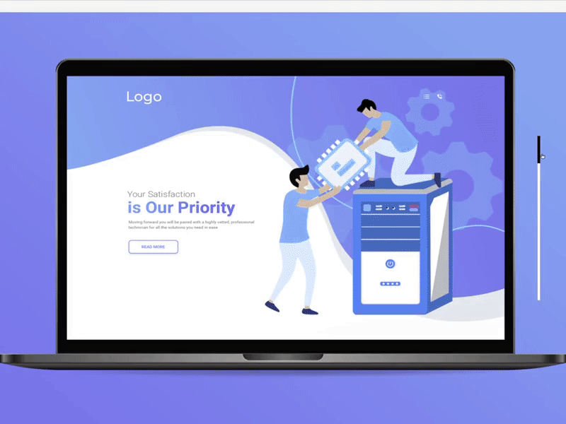 Website Design for An I.T Service Company