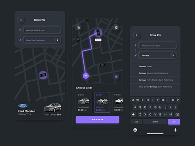 CarSharing App – Booking