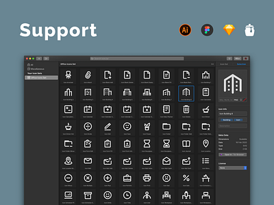 Office Icons Set by Rengised on Dribbble