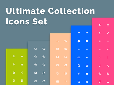 Ultimate Collection Icons Set adobe collection custom design exclusive figma free freebee freebie xd freebies icon pack set sketch ui ultimate