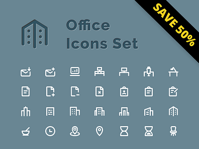 Office Icons Set - Save 50%