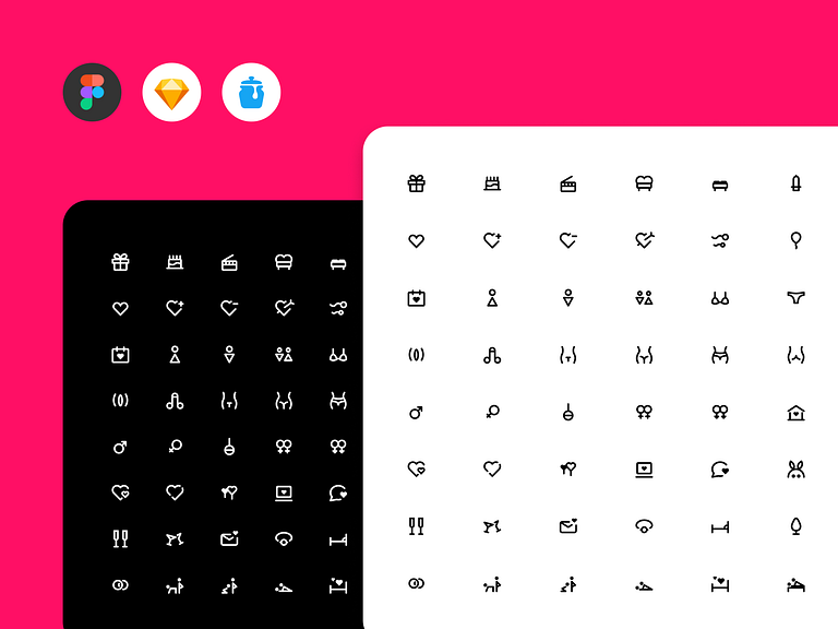 Love And Sex Icons Set By Rengised On Dribbble 1549
