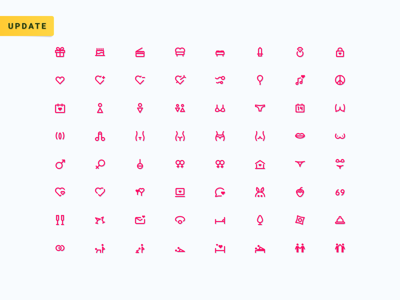 Love And Sex Icons Set Update By Rengised On Dribbble 2395