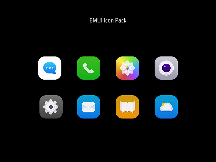 EMUI Icon Pack by Rengised on Dribbble