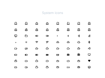 System icons