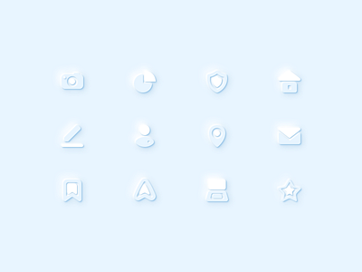 Neumorphiс  icons