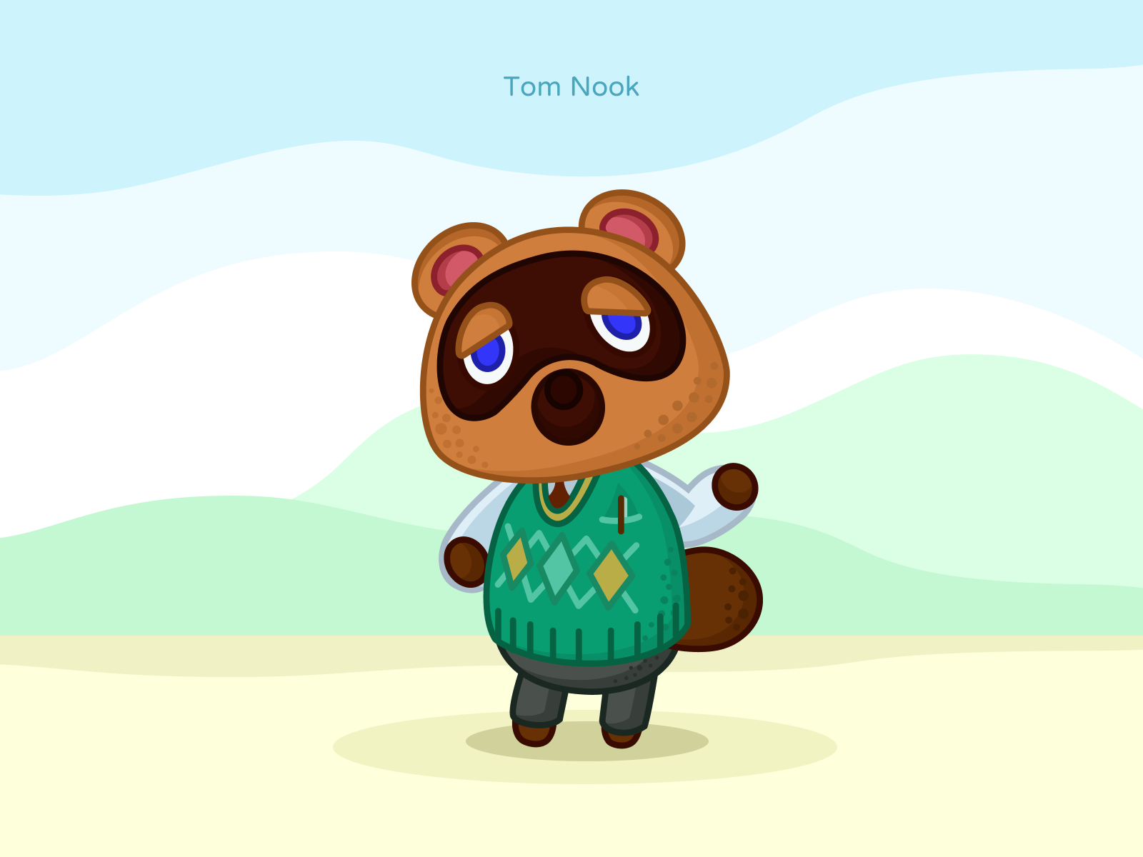 Tom Nook by Alex Martynov on Dribbble