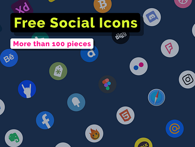 Huzzah! I updated the free icons again adobe adobexd brand assets download figma figmadesign free freebie iconjar icons invision logos sketch social social media studio svg